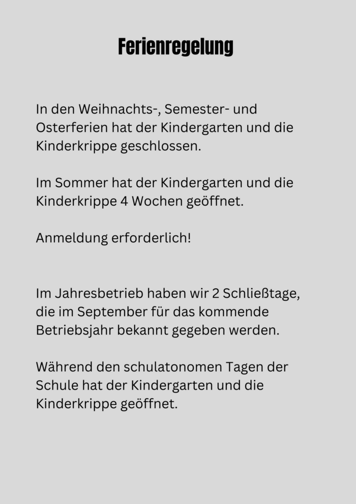 Kindergarten Haus