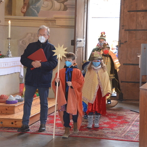 Sternsingergottesdienst: Dank an Toni